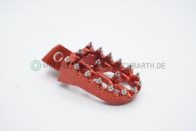 Lade das Bild in den Galerie-Viewer, Yamaha DT 125 R/RE/X - Aluminium Fußrasten Rot